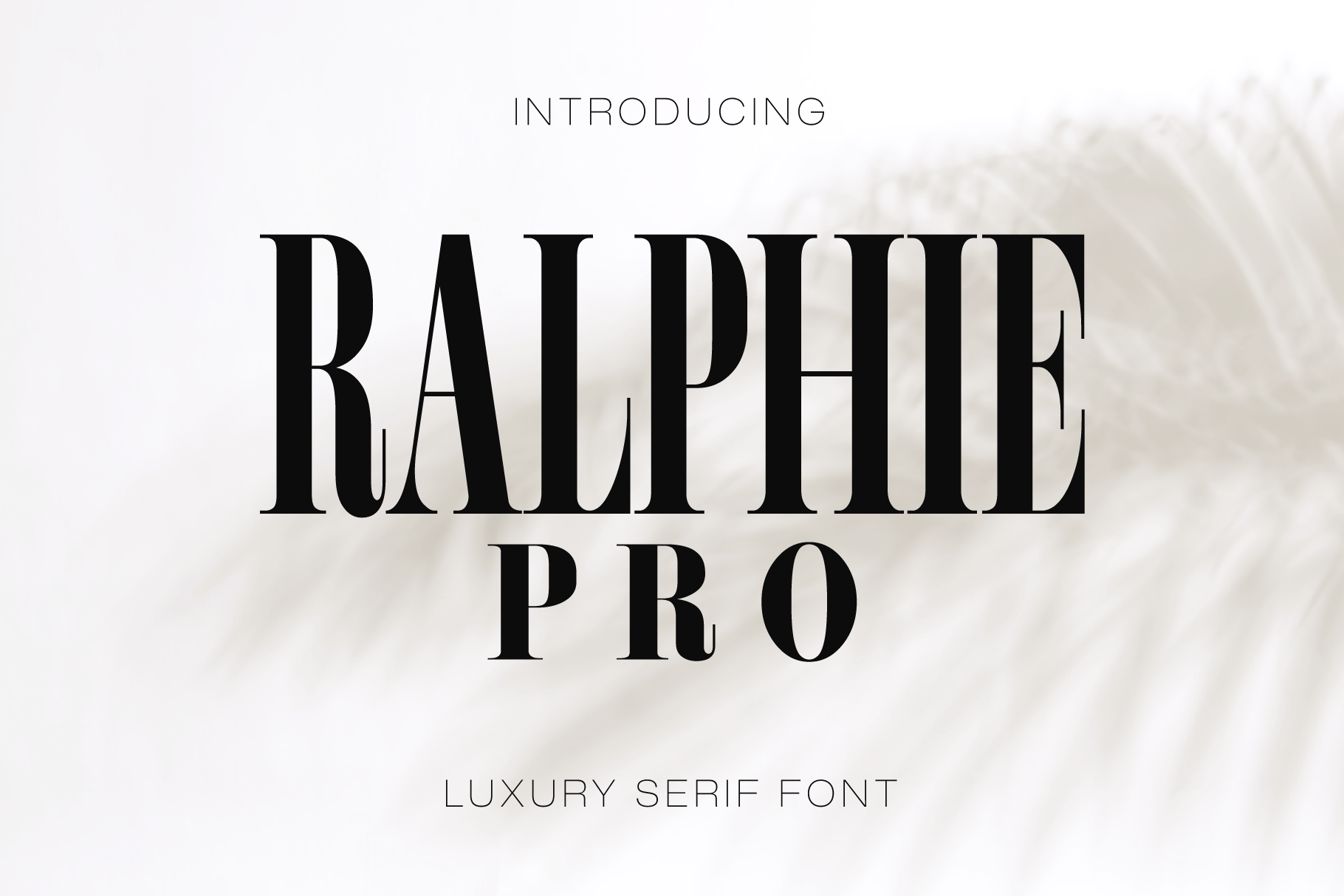 Ralphie Pro Font Fg Studios