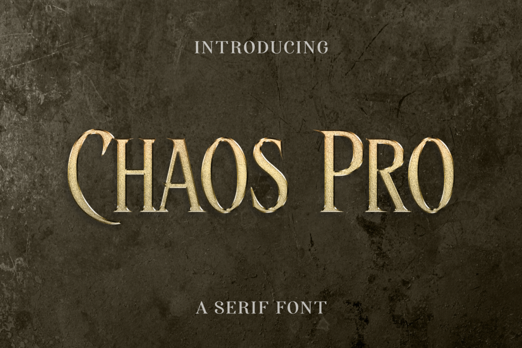 Chaos Pro Font - FG Studios